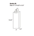 Bolsa Flomo Botella Premium, paquete de 12 unidades - PM878B