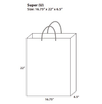 Bolsa Flomo Ultra grande Toda ocasión, paquete de 12 unidades - AO818U