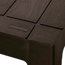 MESA BARU CUAD 75X75CM MARRON