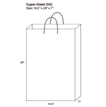 Bolsa Flomo Super gigante Toda ocasión, paquete de 12 unidades - SC03SG