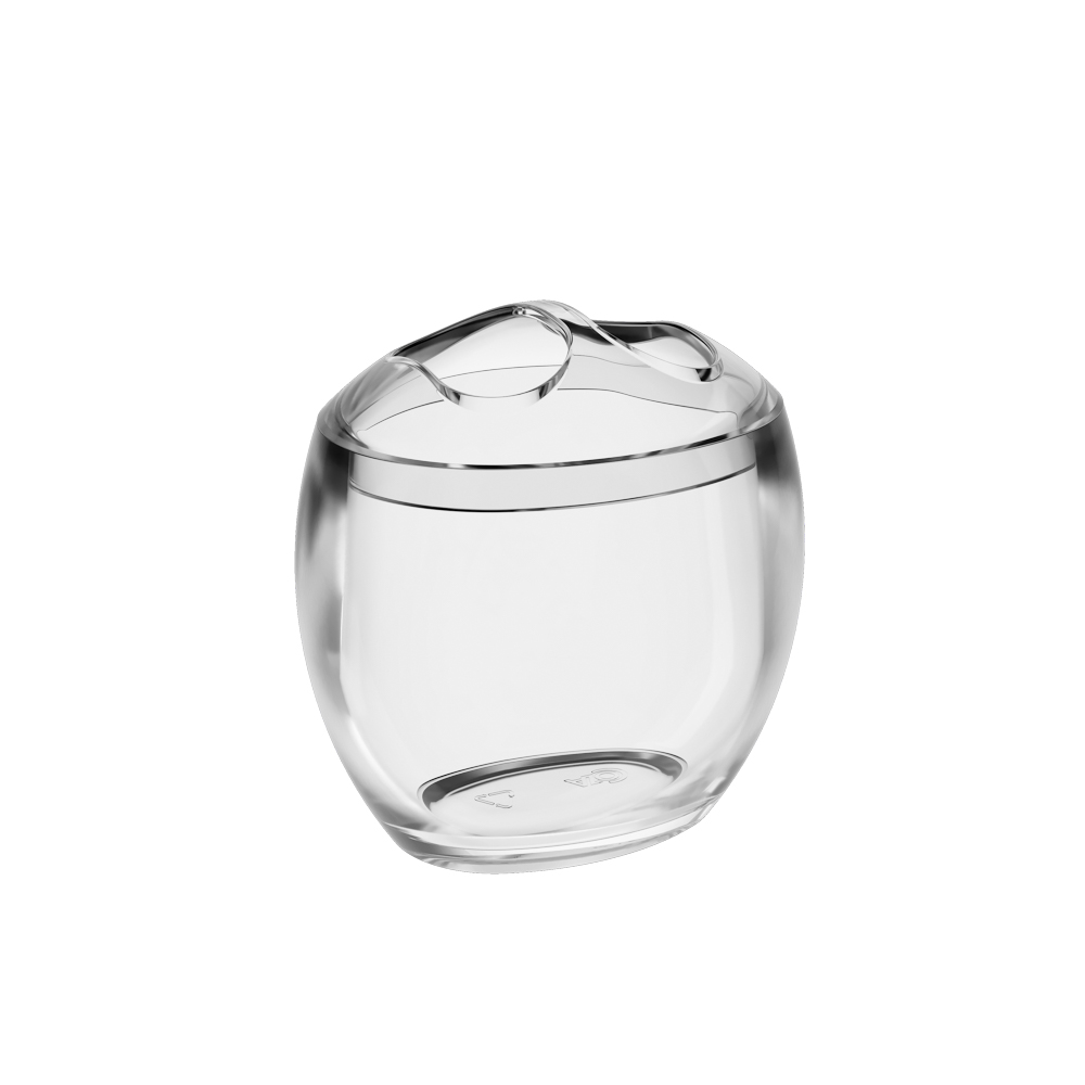 Portacepillos de Plastico Spoom Cristal