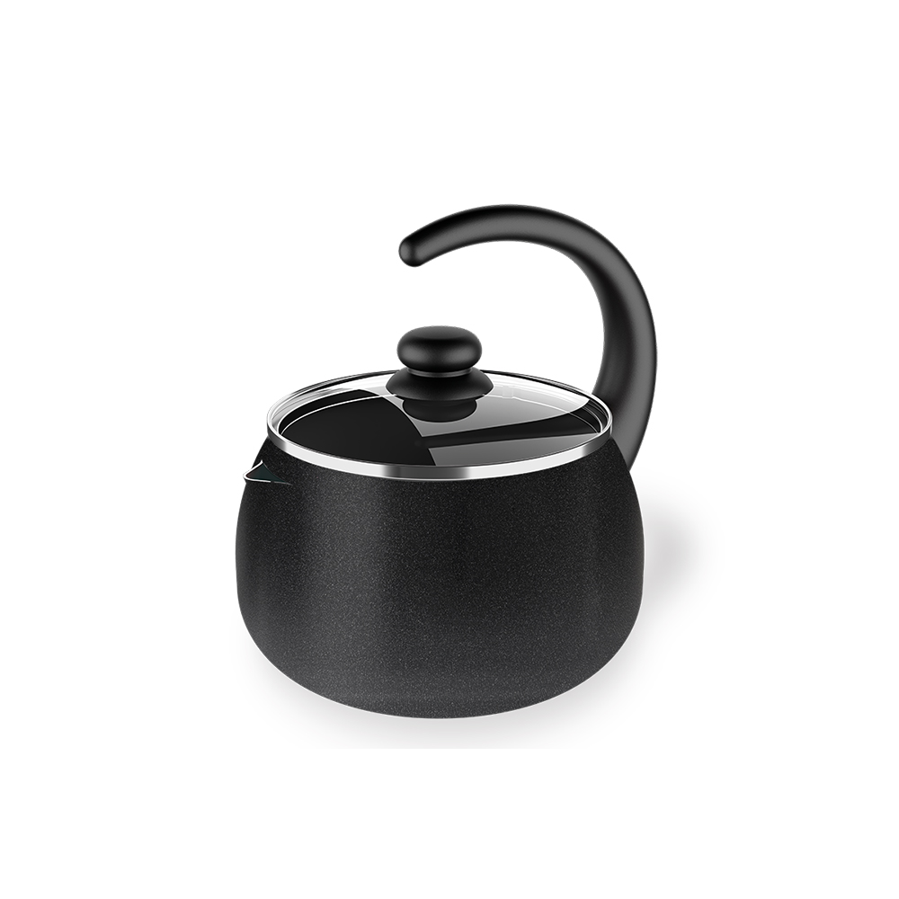 LINEA EBONY - EN ALUMINIO -TETERA 2L NEGRO 