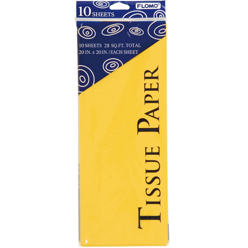 PAPEL TISSUE 10 HOJAS AMARILLO CITRUS TS1024