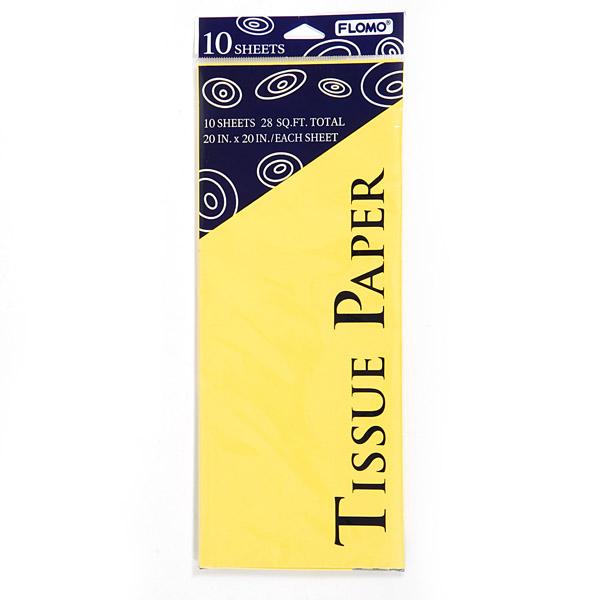 PAPEL TISSUE 10 HOJAS AMARILLO TS1006