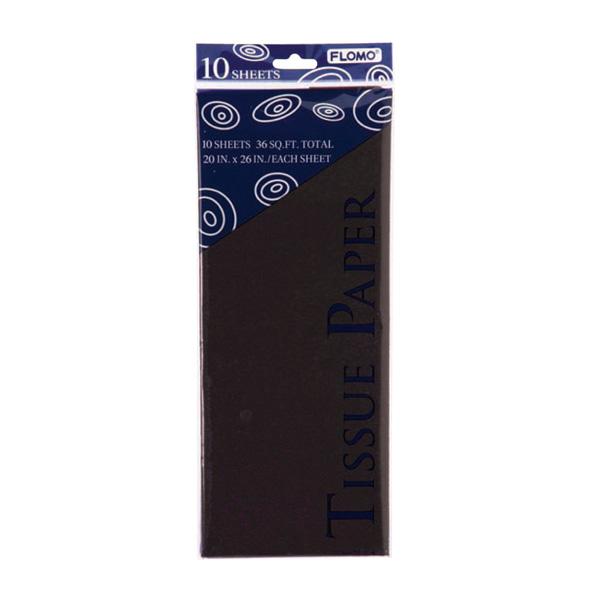 PAPEL TISSUE 10 HOJAS NEGRO TS1015