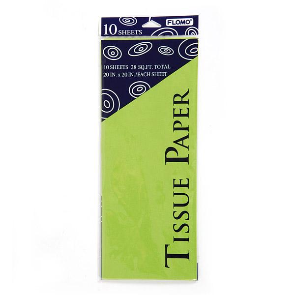 PAPEL TISSUE 10 HOJAS VERDE LIMA TS1019