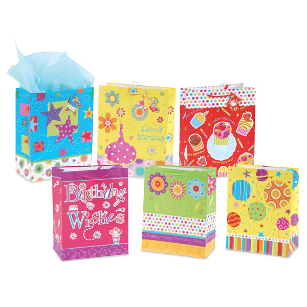 [BB418E] Bolsa Flomo Extra grande Cumpleaños, paquete de 12 unidades - BB418E