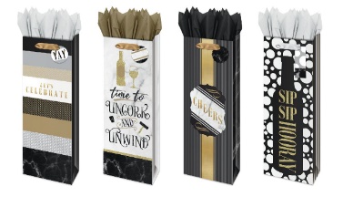 [IG101776] Bolsa PaperCraft Botella Premium, paquete de 12 unidades - IG101776