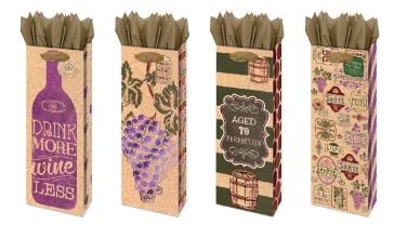 [IG81412] Bolsa PaperCraft Botella Premium, paquete de 12 unidades - IG81412