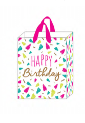 [GABB703M-A] Bolsa Flomo Mediana Cumpleaños, Paq. 12 Unds. - GABB703M-A